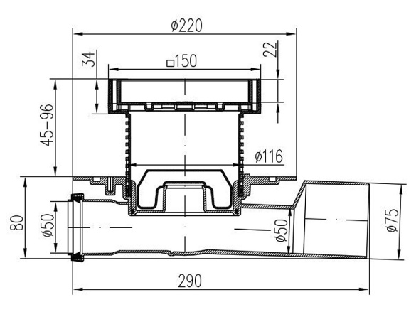 Chuděj Neptun PVP 50/75 (univerzální, průběžná)