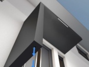 Vchodová stříška Gutta Guttavordach BS PLUS LED strip s bočnicí