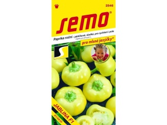 Pěstitelské potřeby –  Semo Paprika zel. sladká F1 - Jablina rychl,pole 15s - série JAZÝČKY