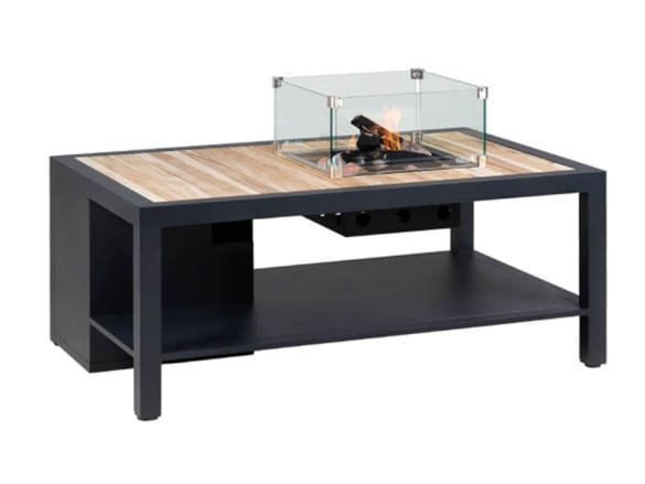 Stôl s plynovým ohniskom COSI Flow Straight