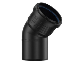 Odpadový systém HT –  Pipelife Koleno 45° MASTER 3 PLUS 40,  3496102531, M3-B040/45