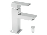 Novaservis Umyvadlová baterie Titania Cube, chrom, stojánková, s výpustí, 98803,0
