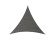Stínící plachta ISEO trojúhelníková antracitová 5x5x5m