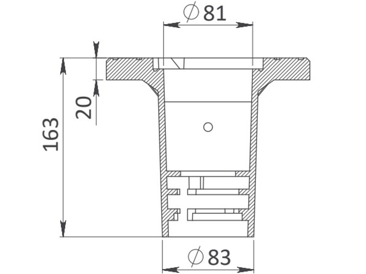 Čtvercový plovoucí poklop Heckl Ren