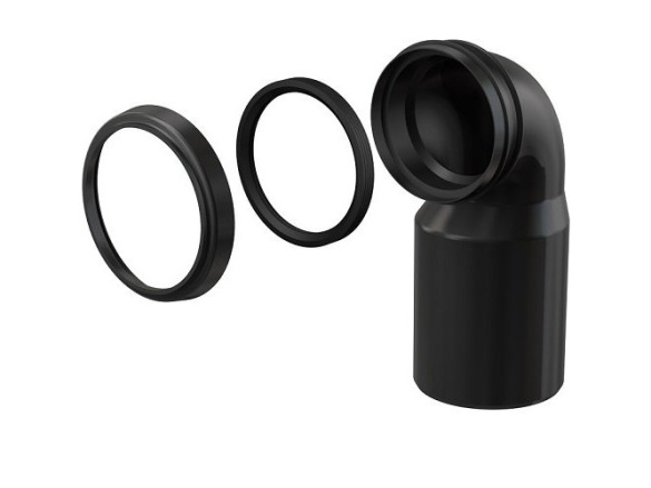 Alcadrain Koleno odpadu komplet 90/110,  M906