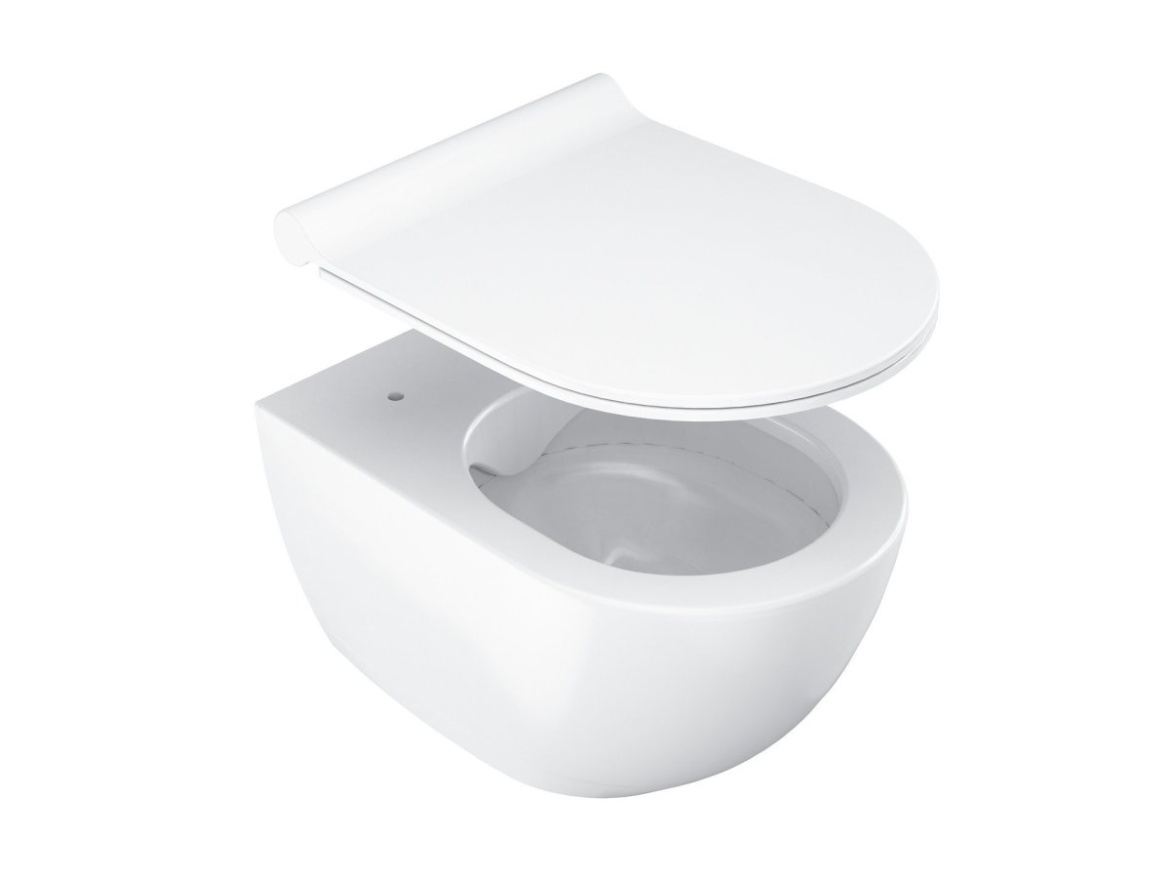 Ravak WC sedadlo Uni Chrome slim, biela