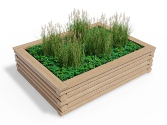 Dřevěné –  Česká Manufaktura Variogrow obdelník 43,5 cm, 130 x 170 cm, bez dna, včetně nopové fólie