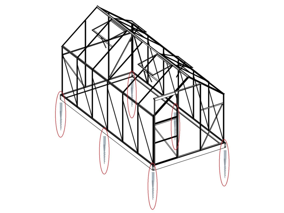 Kotviace skrutky Lanit Plast Kotvící vruty (sada)
