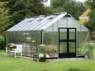 Gartner –  Juliana Gartner 5,8 m x 3,7 m, alu / černá, polykarbonát 10 mm