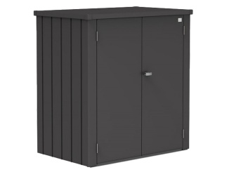 Plechové –  Romeo High LH 132 x 87 x 181 cm tmavo šedá