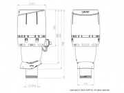 Vilpe Střešní ventilátor FLOW ECO 125P/500