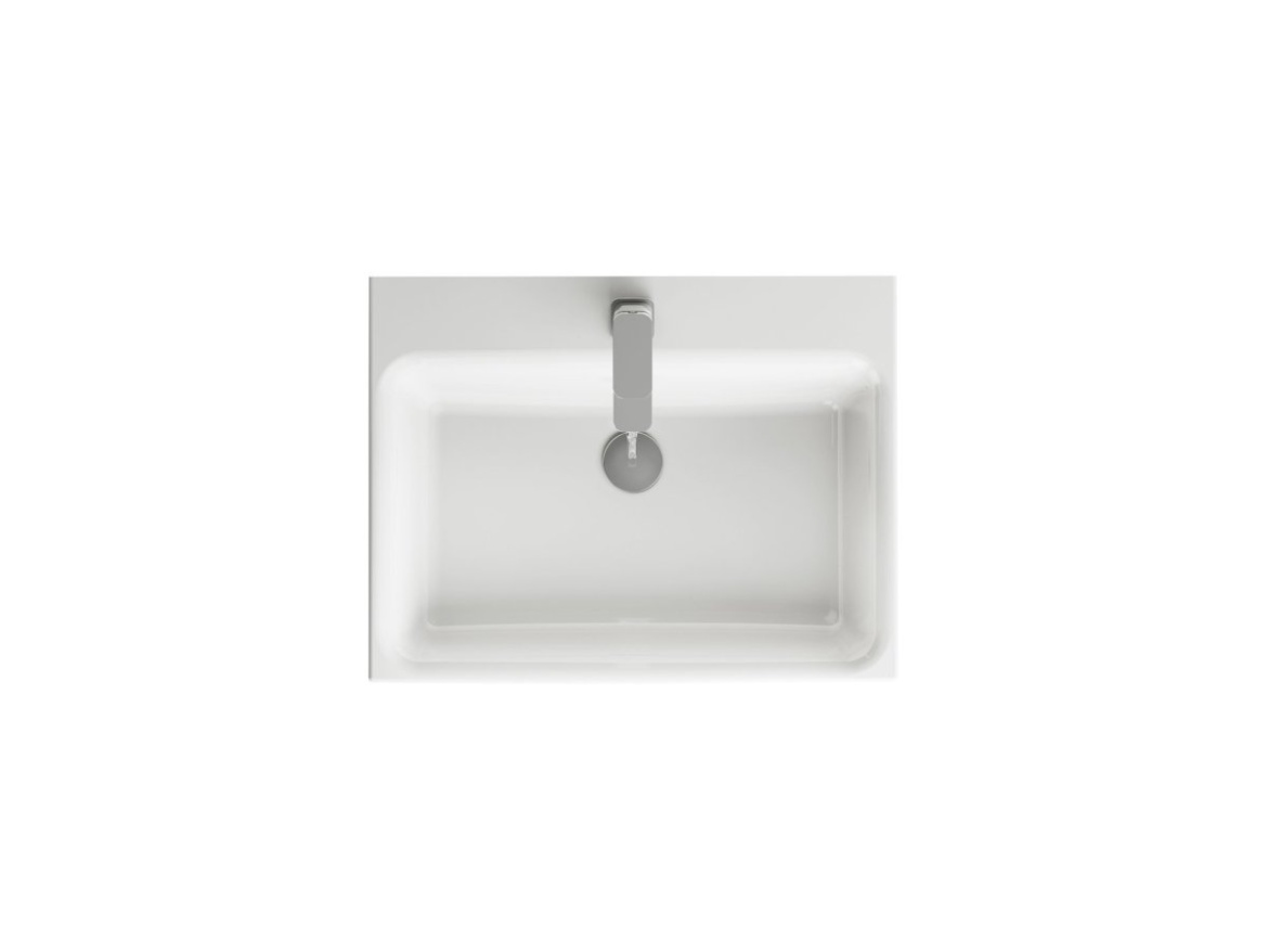 Ravak Umývadlo Comfort 80, s otvorom pre batériu, bez prepadu, biela