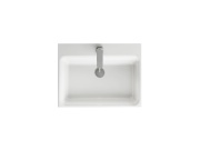 Ravak Umývadlo Comfort 80, s otvorom pre batériu, bez prepadu, biela