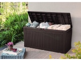 Keter Zahradní úložný box Keter Comfy 270 L - 117,5 x 45 x 57,5 cm - hnědý