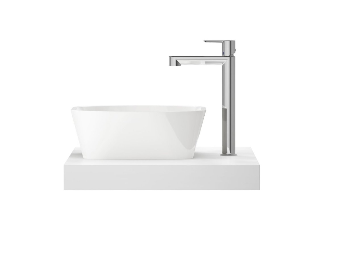 Ravak Umyvadlo Solo 58, bez otvoru pro baterii, bez přepadu