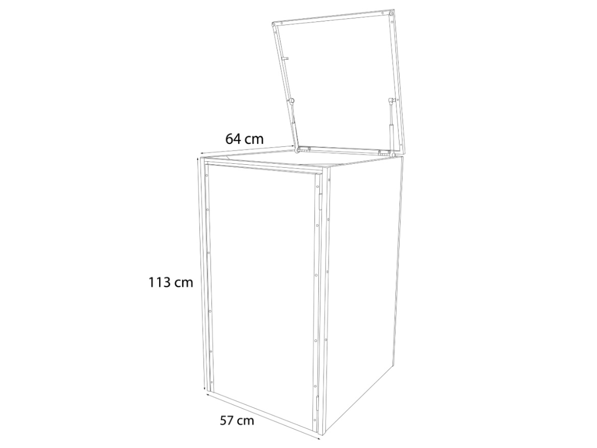 Přístřešek na popelnice Scobax BinGuard