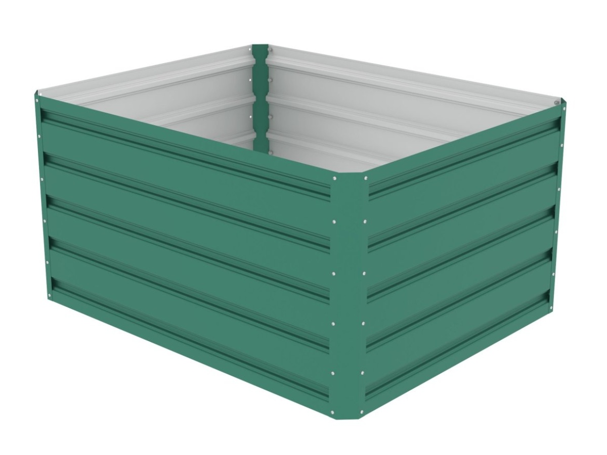 G21 Vyvýšený záhon  Daisy 100 x 80 x 52 cm, plechový, zelený
