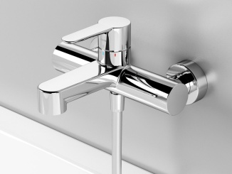 Ravak –  Ravak PU 022.00CR Vanová nástěnná baterie bez sprchového setu, chrom