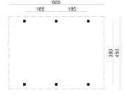 Tuindeco DIY carport Lemmer