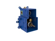 Ravak ES 063.20BLM.O2.RB07C Termostatická podomietková batéria 2-cestná pre R-box, Black Matt