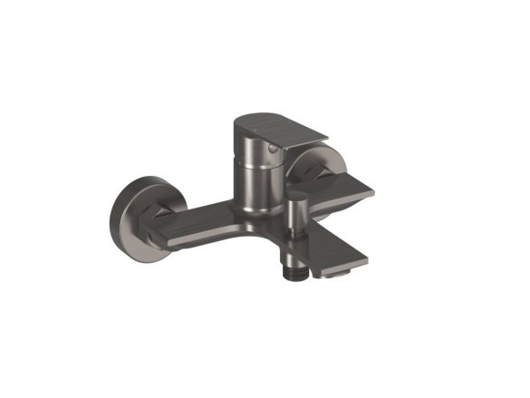 Ravak PN 022.20GB Vanová nástěnná baterie bez sprchového setu, grafit kartáčovaný