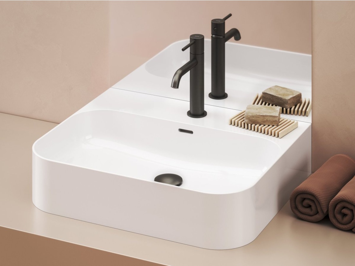 Ravak ES 012.60RGB Umývadlová batéria 190 mm bez odtokovej armatúry, Rose Gold Brushed