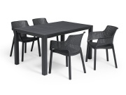 Keter Zahradní židle Keter EVA - 57,7 x 62,5 x 79 cm - grafit