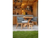 Zahradní křeslo Tuindeco Teak chair Granada with cushion