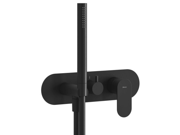 Ravak EL 065.60RGB.O2.RB07D.+S Podomietková batéria 2cestná pre R-box, so sprchovým setom, ružové zlato kefované