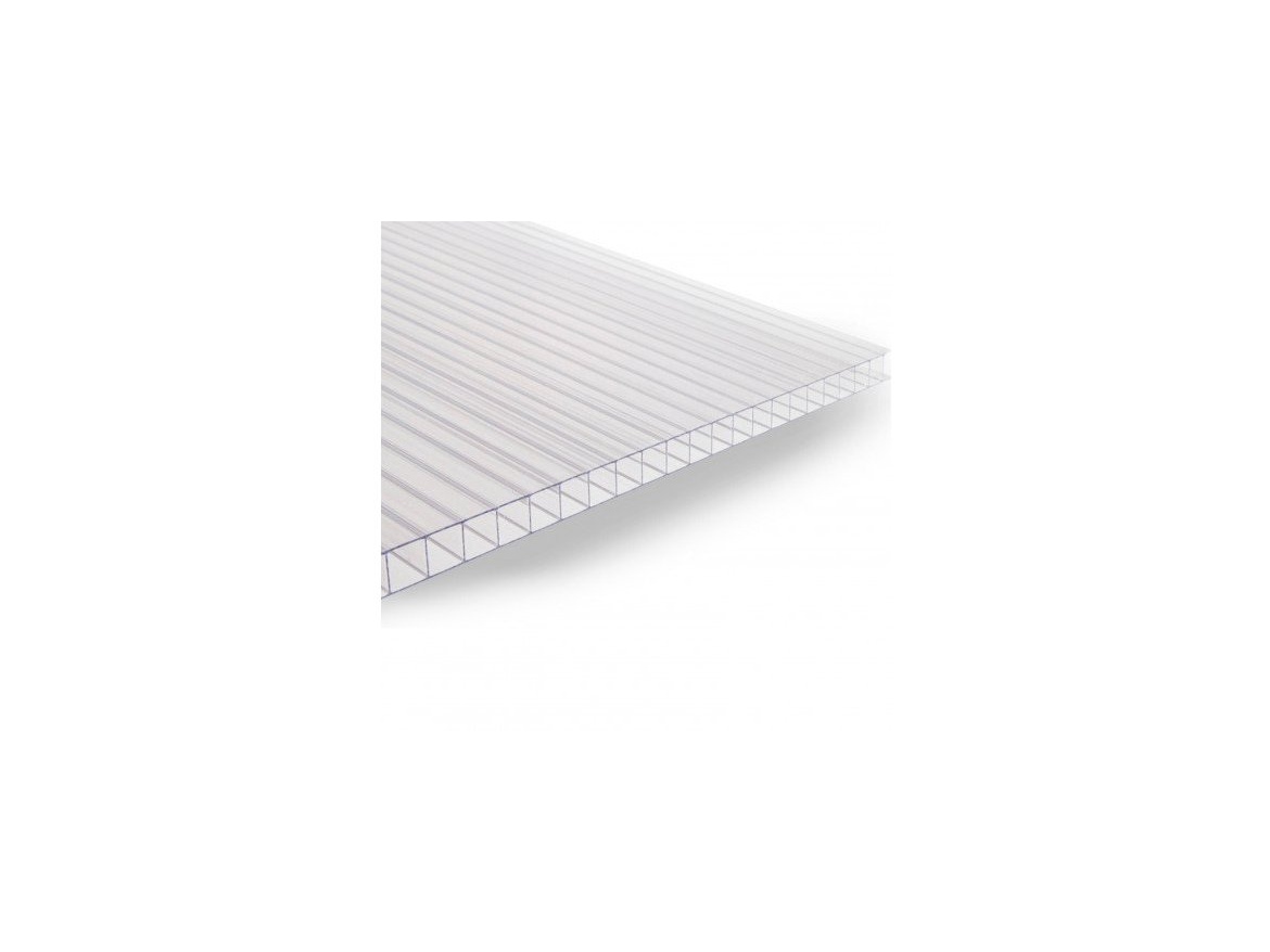 Lexan Polykarbonátová komůrková deska 4 MM ČIRÁ, 2 stěny