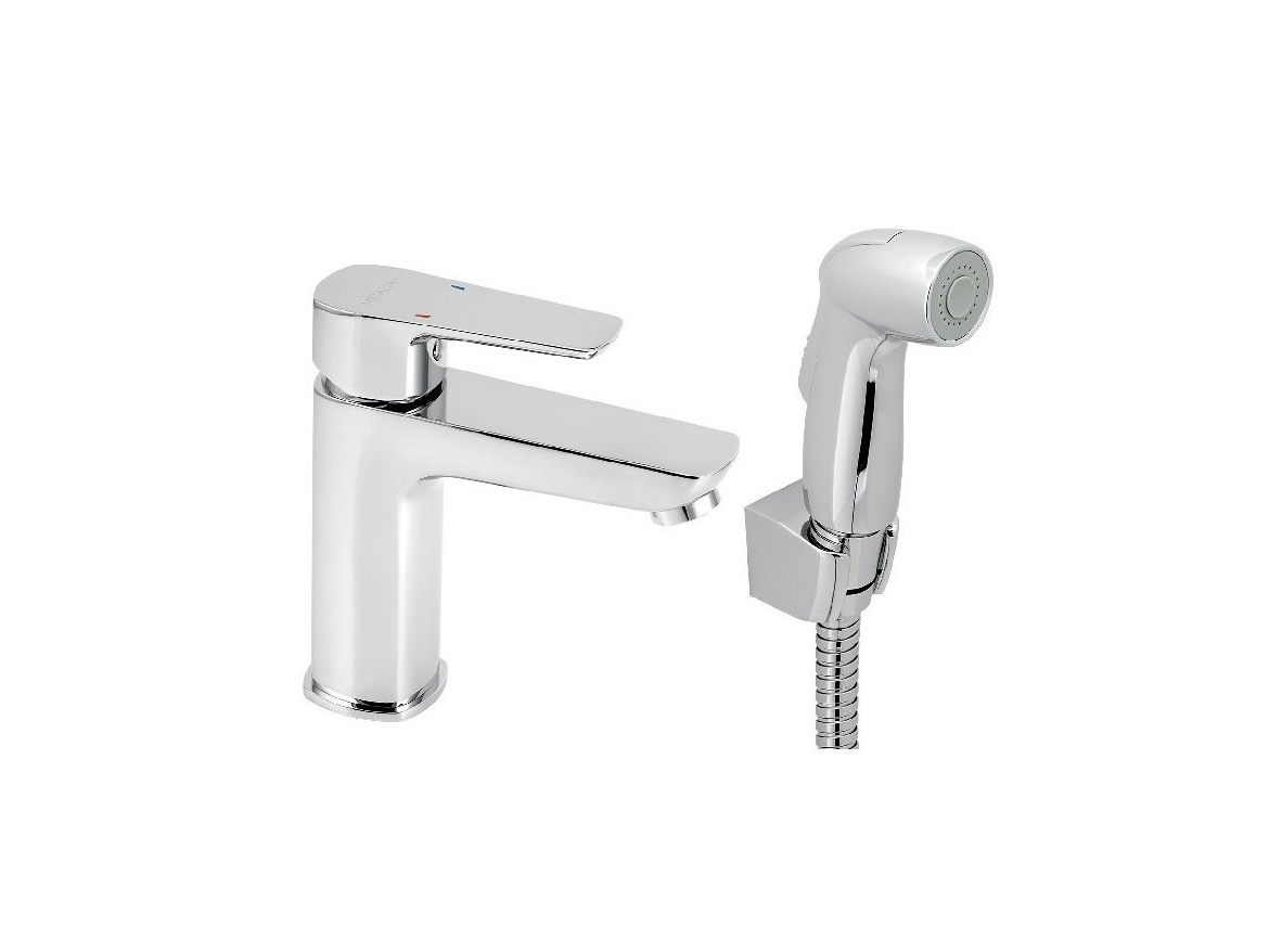 Novaservis Bidetová/Umyvadlová baterie Metalia 58, chrom, stojánková, bez výpusti,  58015,0