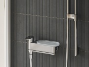 Ravak CR II 022.20BL Vanová nástěnná baterie bez sprchového setu, černá