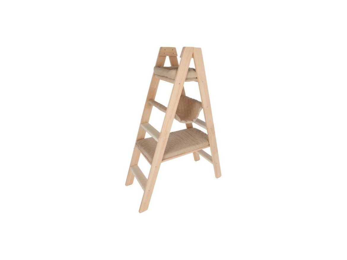 Scobax Schůdky pro kočky, 134 cm, béžová