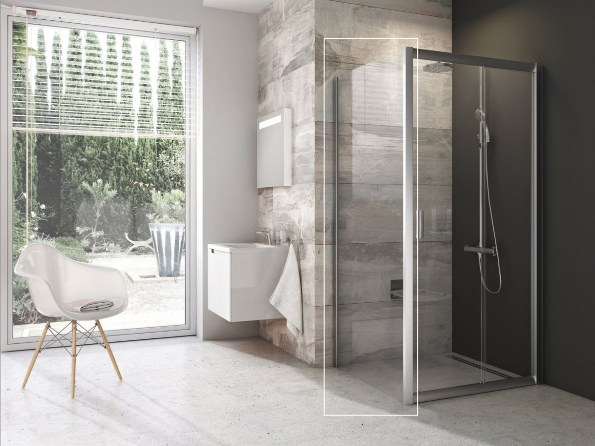 Ravak BLPS 90, lesk+transparent