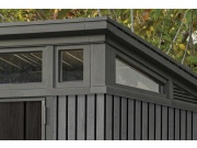 Keter Zahradní domek  PENT Signature 11x7 Vertical šedý, s podlahou