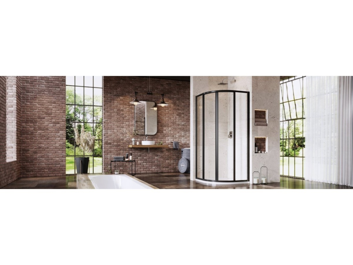 Ravak SKCP4 80x80, 195 satin+transparent