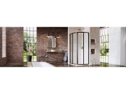 Ravak SKCP4 80x80, 195 satin+transparent