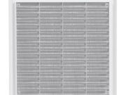 Haco Větrací mřížka 250 × 250 mm, se síťovinou a krytem, bílá,  0303