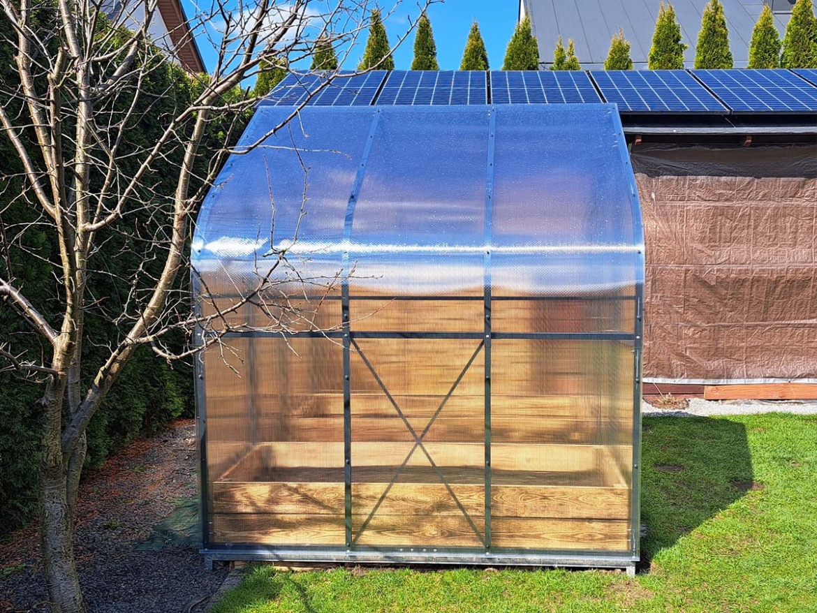 Skleník z polykarbonátu Scobax Drop Alu