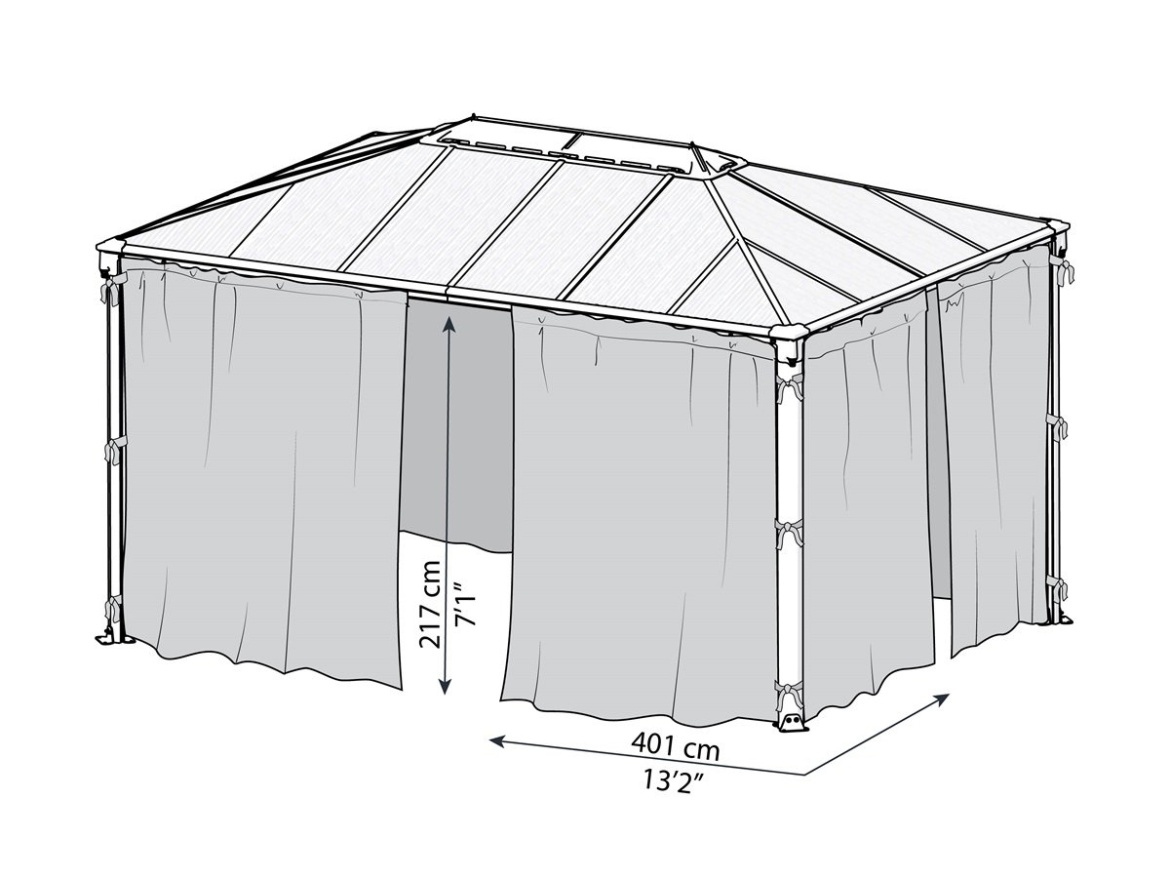 Függönyök Martinique-nak Palram
