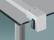 Ravak COPS 90, lesk+transparent