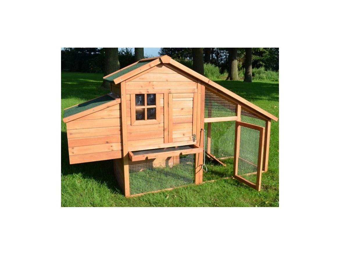 Kurník Scobax Dřevěný kurník BERLIN XL, 1900 x 1130 x 650 mm