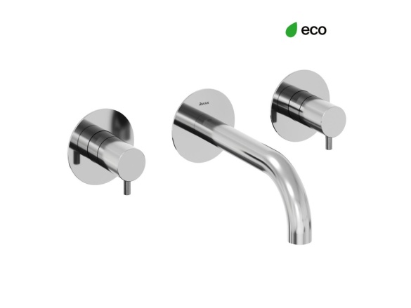 Ravak ES 019.20BLM.O1 Umývadlová podomietková batéria, čierna matná