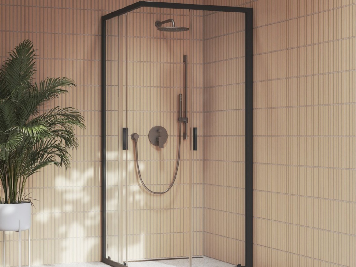 Ravak PN 061.20GB.O2 Podomítková baterie 2-cestná s tělesem, grafit kartáčovaný