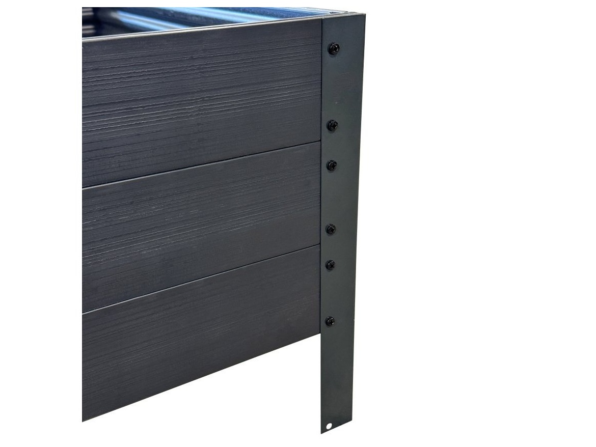 Vyvýšený záhon 150x75x30cm WOODLOOK / šedý