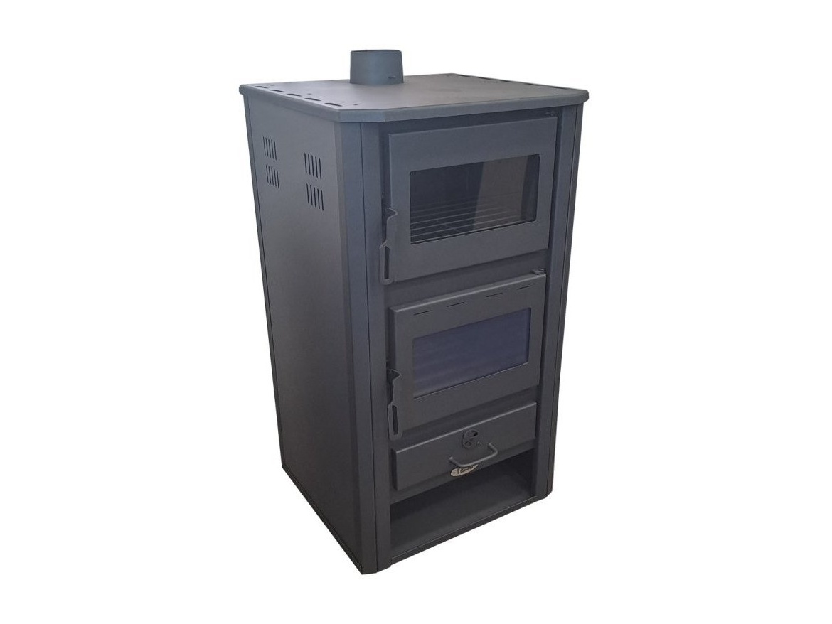 Krbové kachle s výmenníkom a rúrou na pečenie Blist MILANO E - 24 kW