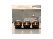 COSI Cosisfera černá (set tří kusů) zahrnující nabíjecí stanici