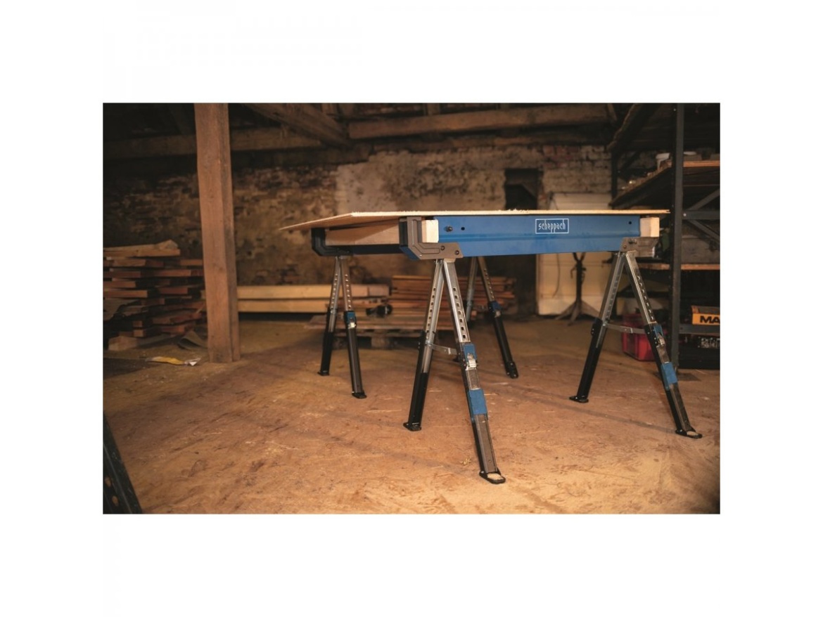 Skládací stavební koza 600 kg Scheppach MWB 600