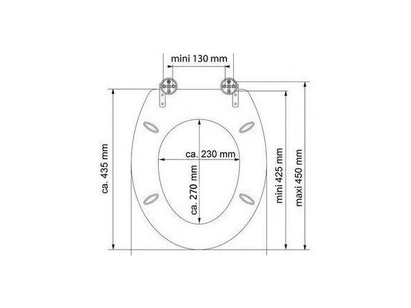 WC sedátka, záchodová prkna Schütte GREY STONES | MDF, Soft Close
