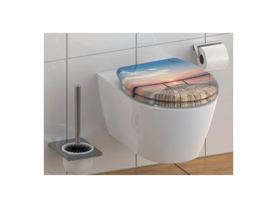 WC sedátka, záchodová prkna Schütte SUNSET SKY | Duroplast, Soft Close